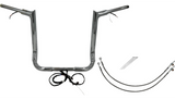 FBI Pointed Top Plug n Play EZ 1-1/2" Handlebar Kit Harley 16-20 FLH/T