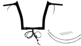 FBI Pointed Top Plug n Play EZ 1-1/2" Handlebar Kit Harley 16-20 FLTRX/S FLTRU