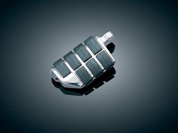 Kuryakyn Chrome Dually ISO-Pegs w/ Male Mount Adapters Harley Indian Victory