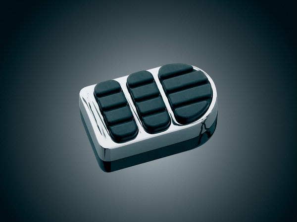 Kuryakyn 8029 Chrome ISO-Brake Lever Pedal Pad for Harley Softail Dyna XG