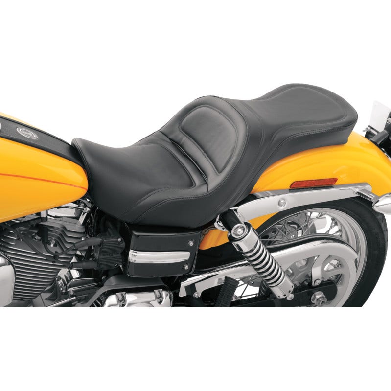 Saddlemen Explorer 2 Up Seat SaddleHyde Black Harley Dyna FXD FLD FXDWG 06-17