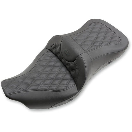 Buy Saddlemen 808-07B-184HCT	Black Entended Reach Heated Sofa LS Seat 08-19 Harley FL 0801-1042 08011042 Touring electra glide wide street road road king  from Eastern Performance Cycles. Great prices and free shipping!