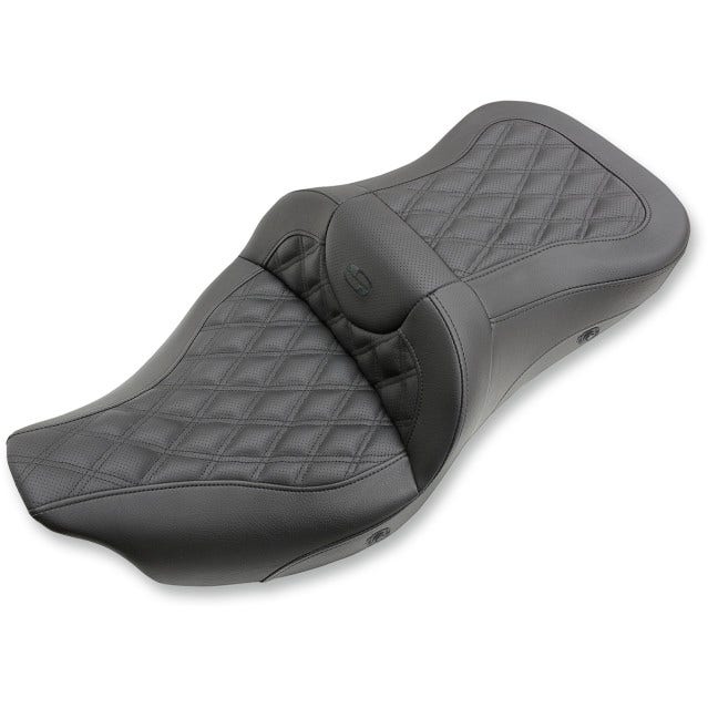 Buy Saddlemen 808-07B-184HCT	Black Entended Reach Heated Sofa LS Seat 08-19 Harley FL 0801-1042 08011042 Touring electra glide wide street road road king  from Eastern Performance Cycles. Great prices and free shipping!