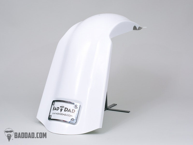 Bad Dad Raw Fiberglass Bagger Rear Fender w/ Recess Harley FL Touring 09-13 80858-2