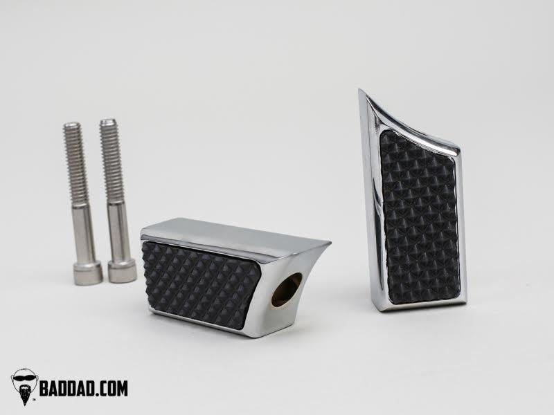 Bad Dad Chrome 900 Series Shift Pegs Pair Harley FL Touring Softail 97-19 80983-4