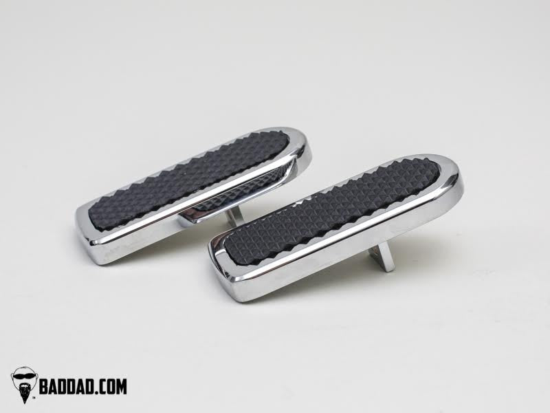 Bad Dad Chrome 900 Series Foot Peg Inserts Harley FL Touring Softail 97-19 80984-2