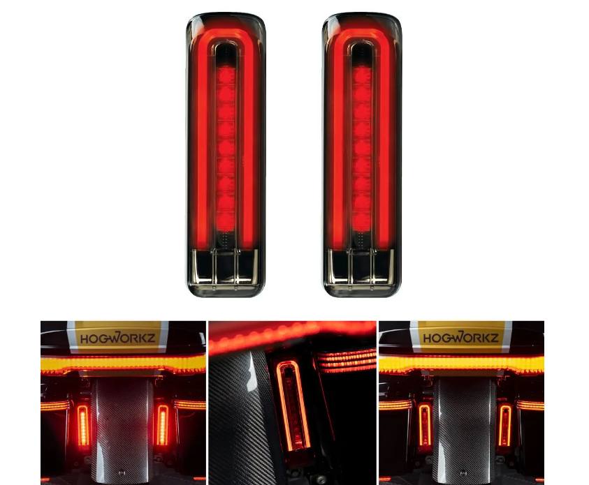 HOGWORKZ® Lumipro LED Saddlebag Filler Inserts for Harley® Touring '14-'24