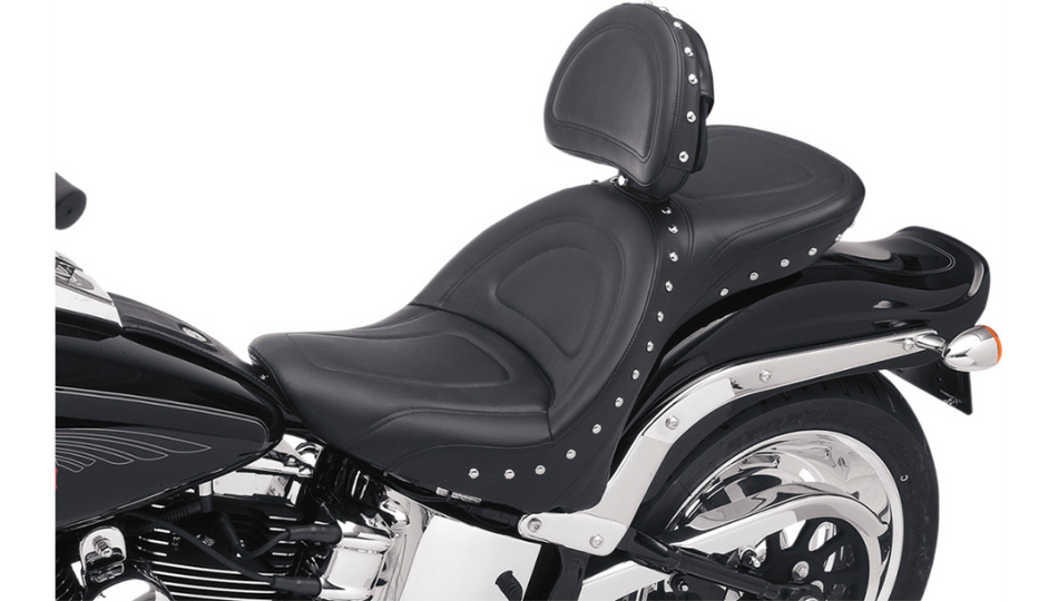 Saddlemen Explorer Special Harley Seat W/ Backrest for 00-06 Softail (Except FXSTD/FLSTN)
