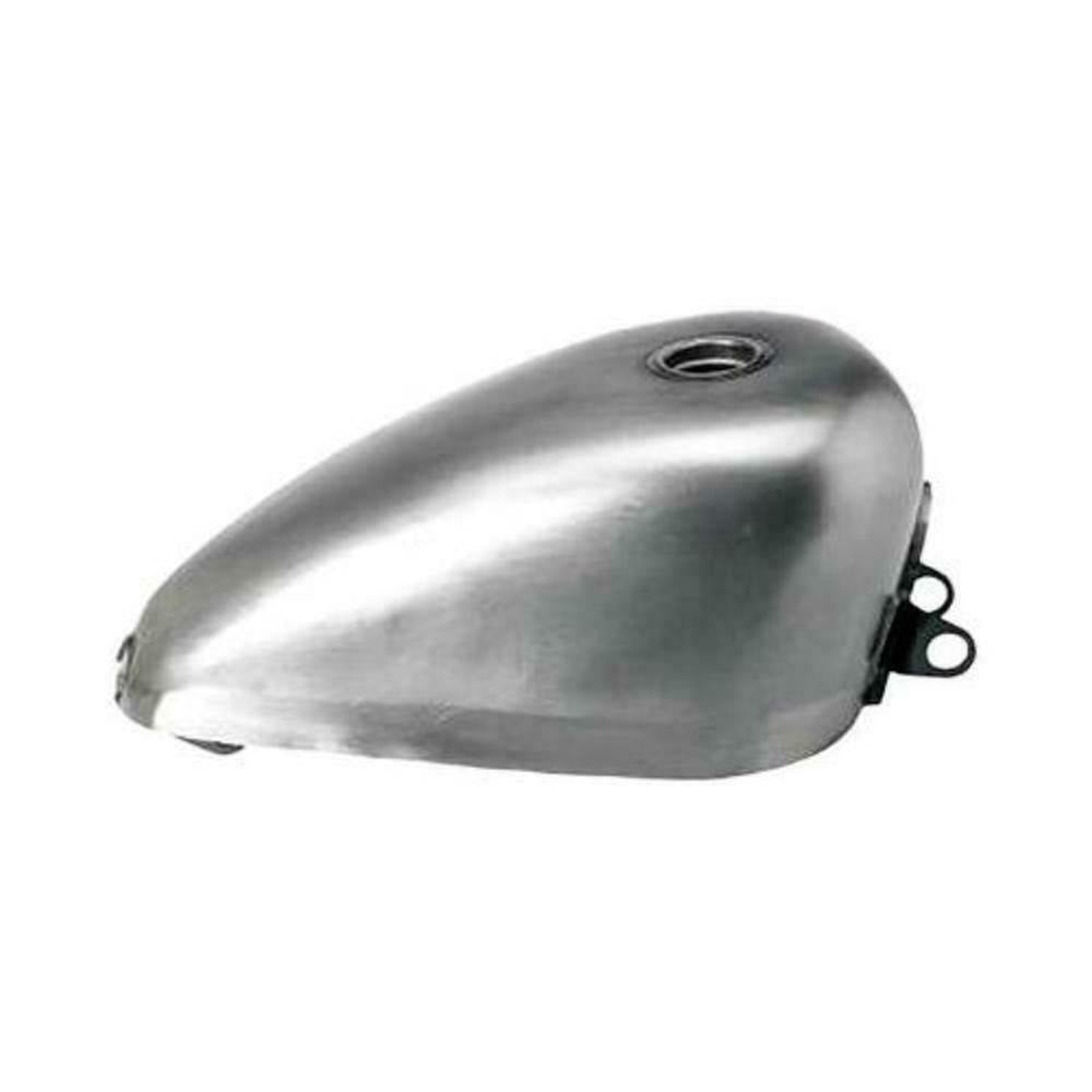Mid USA 81031 2.25 Gallon Peanut Gas Tank Raw Steel 95-03 Harley