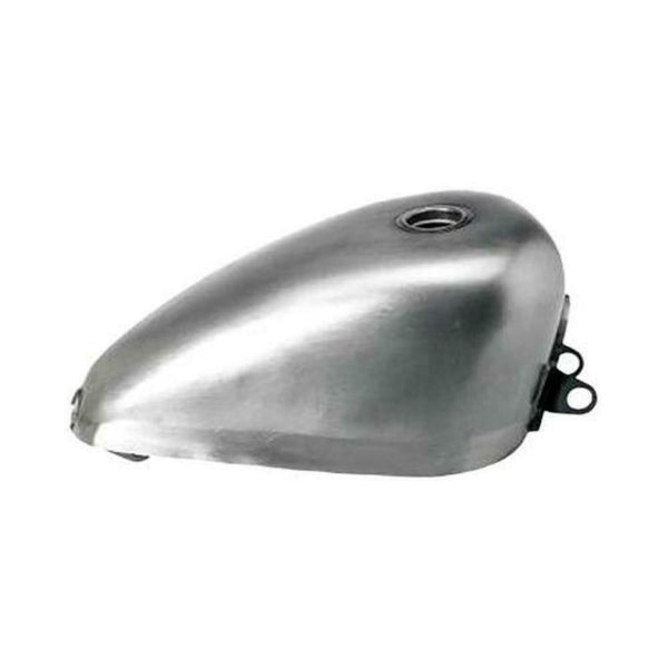 Mid USA 81031 2.25 Gallon Peanut Gas Tank Raw Steel 95-03 Harley