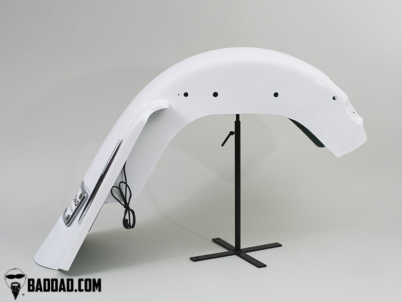 Bad Dad Raw 140mm Summit Fender w/ Surface Lights Harley FL Softail 86-Up 81086