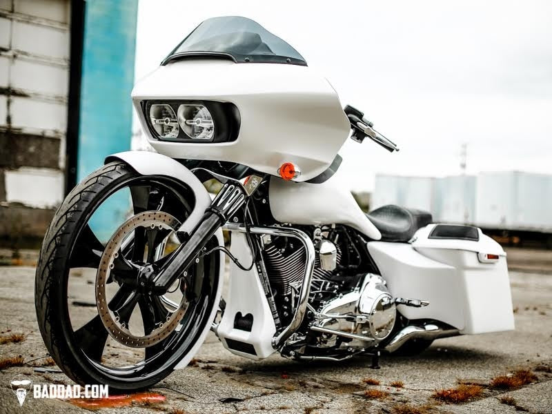 Bad Dad 26" Wrap Front Fender Harley or Metric Universal Custom Bagger 81132-4