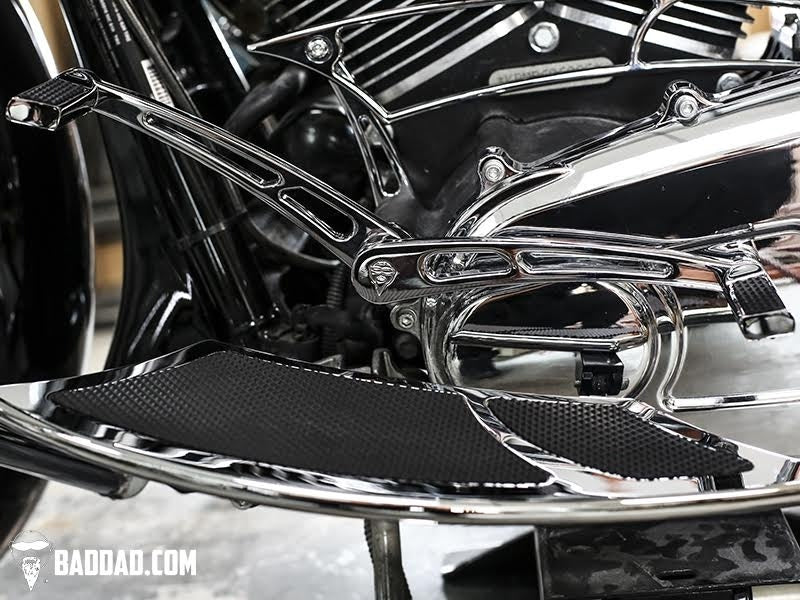 Bad Dad Chrome Forward Controls Heel-Toe Shifter 992 Floorboard Kit Harley 81138
