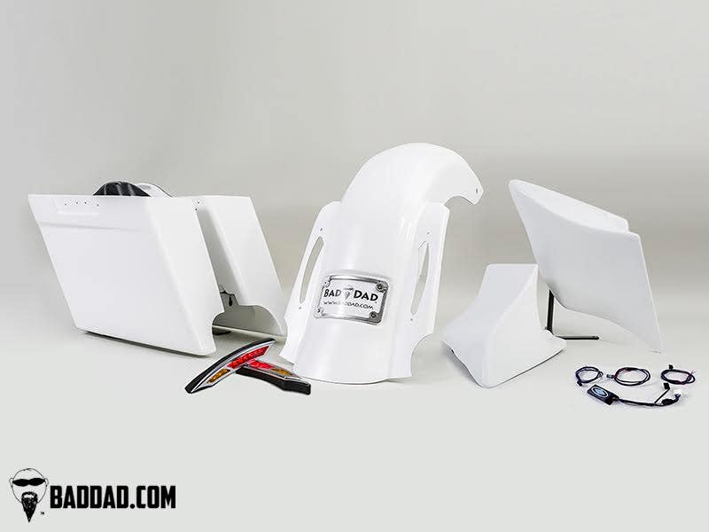 Bad Dad Complete Summit Rear End Fender Stretched Bags & Side Covers 97-23