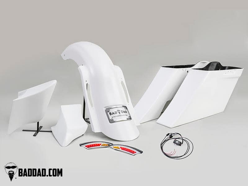 Bad Dad Complete Competition Rear End Fender Stretched Bags Side Covers 97-23