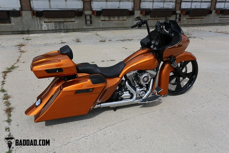 Bad Dad Chrome Classic Series Bolt-On Air Cleaner Harley Dyna 99-07