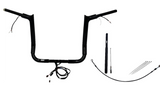 FBI Pointed Top Plug n Play EZ 1-1/2" Handlebar Kit Harley 21-23 FLH/T