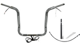 FBI Round Top Plug n Play EZ 1-1/2" Handlebar Kit Harley 21-23 FLH Touring