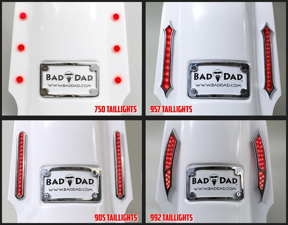 Bad Dad Complete Competition Rear End Fender Stretched Bags Side Covers 97-23