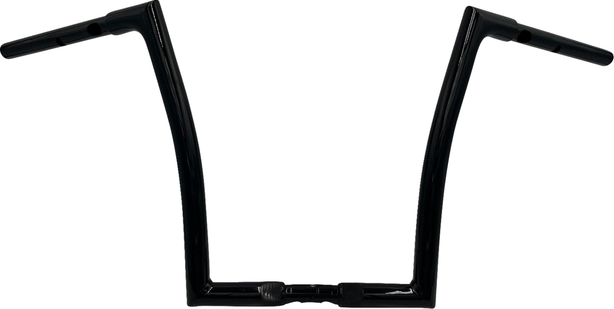 FBI Fat Baggers 1-1/4" EZ Flat Top Handlebars for Harley-Davidson FLTR '23-'26 - Black / 14"
