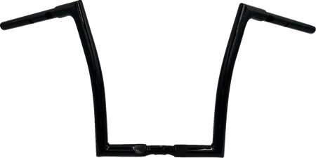 FBI Fat Baggers 1-1/4" EZ Flat Top Handlebars for Harley-Davidson FLTR '23-'26 - Black / 14"