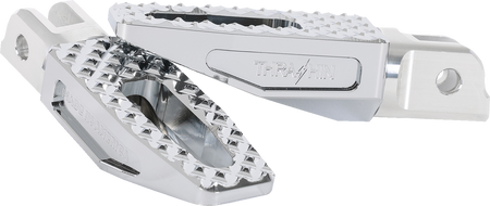 Thrashin P-54 Extra Grip Chrome Footpegs 4 Harley M8 Softail Models