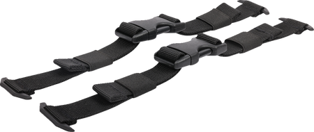 Thrashin Supply Co. Bag/Luggage Strap Kit - Black