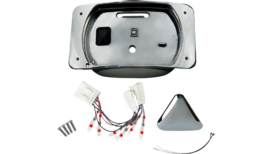 Custom Dynamics Taillight Eliminator License Plate Mount 4 Harley 99-23