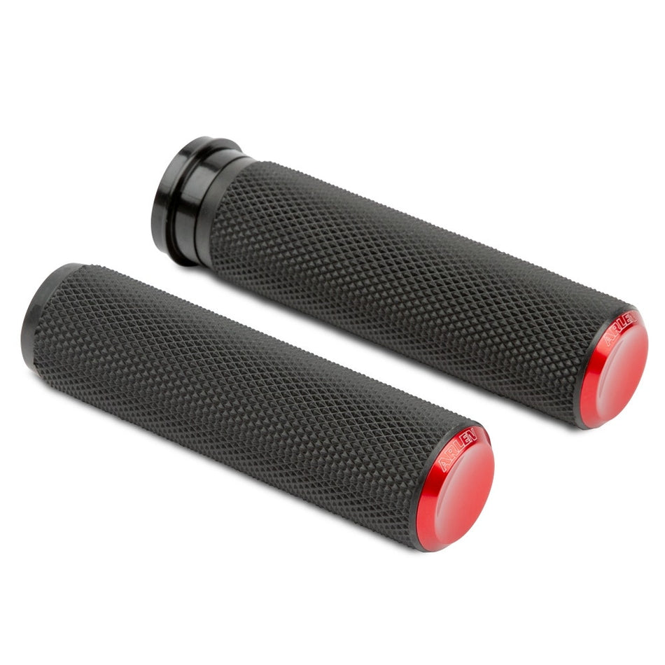 Arlen Ness 07-327 Fusion Knurled Hand Grips Harley Throttle By Wire 08-Up