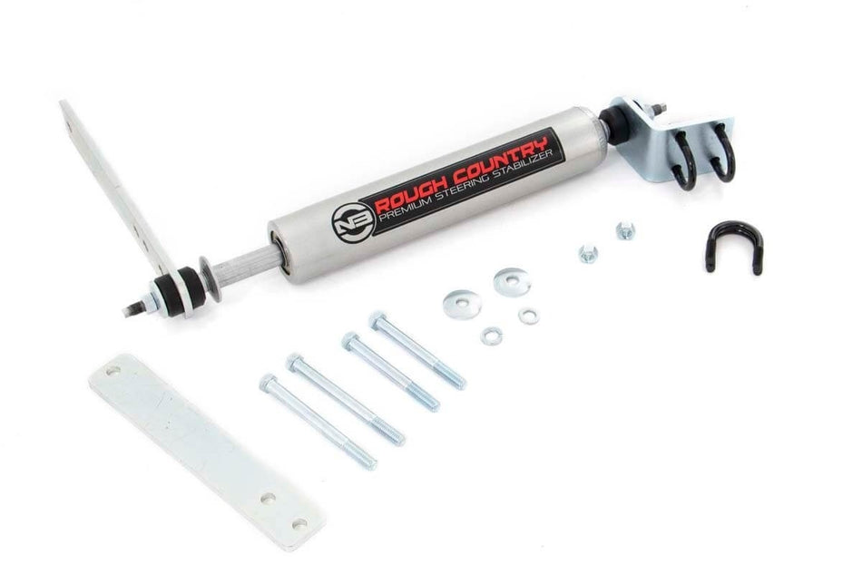 Rough Country 8734230 N3 Single Steering Stabilizer 80-96 Ford F150 F250 F350