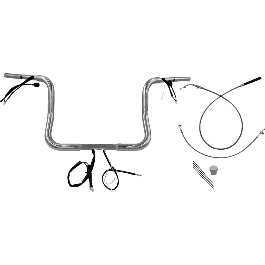 FBI EZ Install 1-1/4" Round Top Handlebar Kit Harley 23-24 FLHX