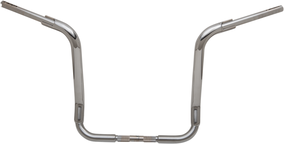 FBI Fat Baggers 1-1/2" EZ Round Top Handlebars for 14-20 FLHT/FLHX & Trike - Chrome / 16"