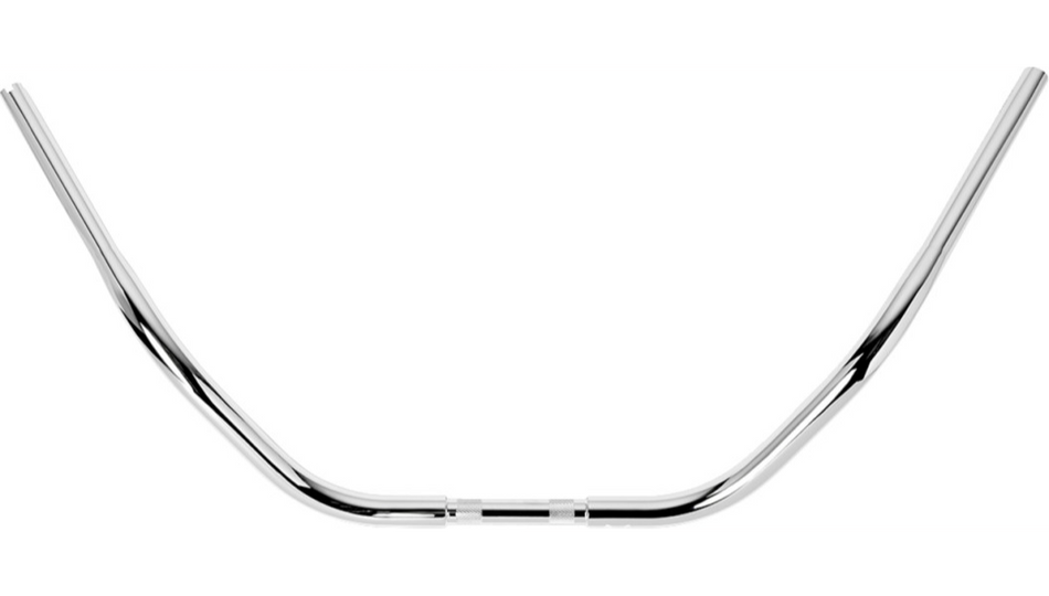 Burly Brand 1 1/4" Chrome Burly Beach Handlebars 24 3/4" Rise for Harley TBW