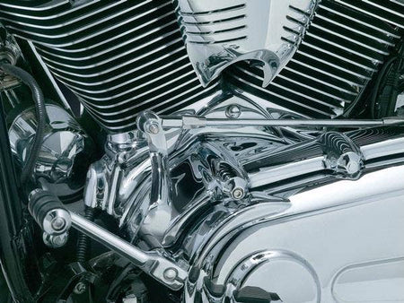 Kuryakyn Chrome Cylinder Base Cover for '07-'17 Harley Softail Models