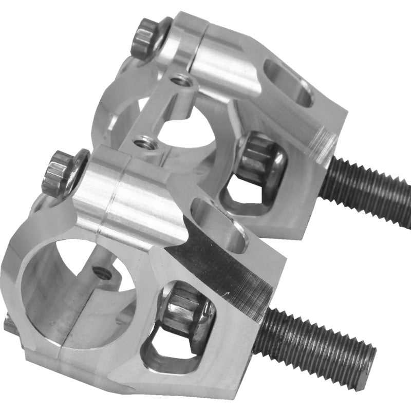 Alloy Art MBCS1.6-1 Monza Bar Clamp System for Handlebars - Raw