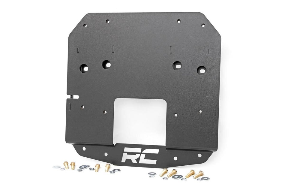 Rough Country 10526 Spare Tire Lift Bracket Plate Kit for 18-Up Jeep Wrangler JL