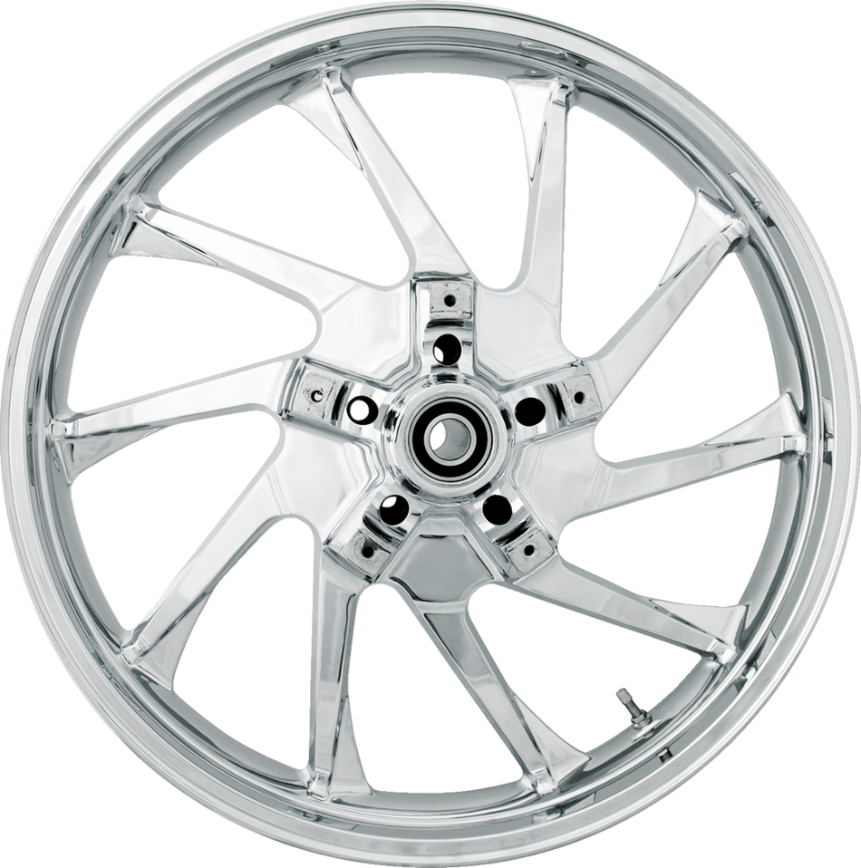 Coastal Moto 21x3.5 Hurricane 3D Chrome Front Wheel 4 Harley 08-24 Touring