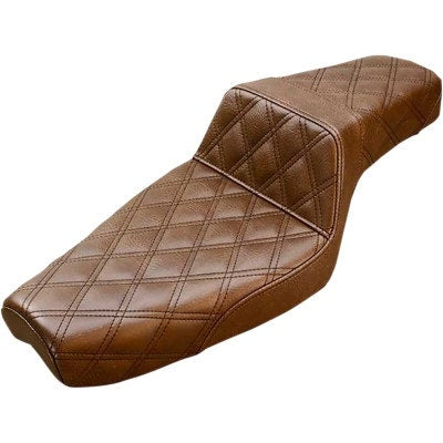 Saddlemen Brown Step Up 2-Up Motorcycle Seat Indian Scout Bobber 18-Up