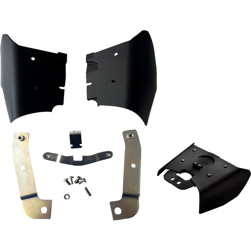 Drag Specialties Frame Mounted Heat Deflectors 4 Harley 08-17 Softail Models