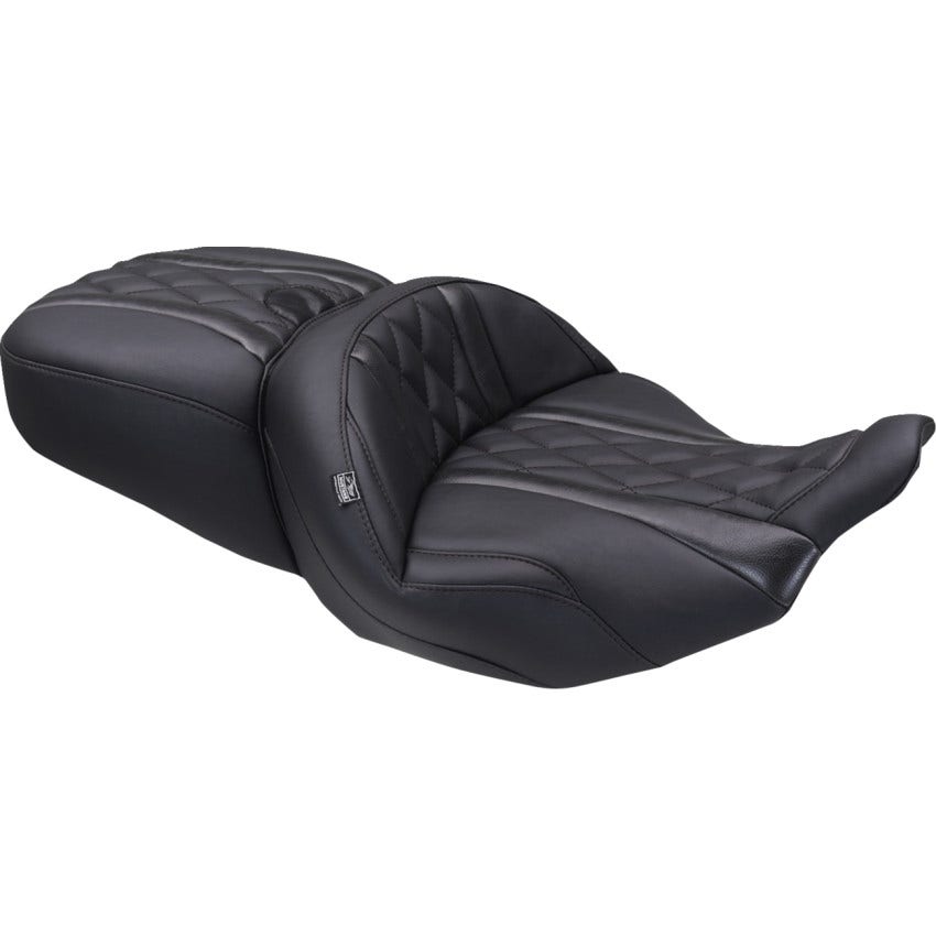 Mustang One-Piece Deluxe Touring Seat W/Diamond Stitch Harley 23-25 FL