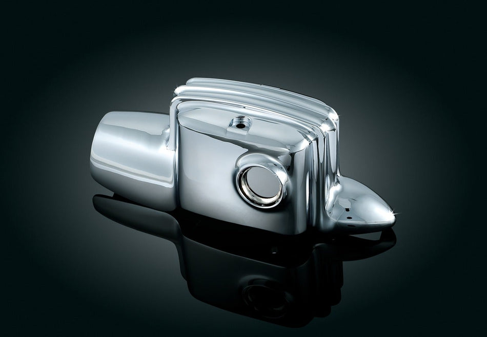 Kuryakyn Chrome Rear Brake Master Cylinder Cover for Harley 08-17 Touring