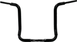 FBI 1-1/2" EZ Round Top Handlebars for 99-13, 21-23 FLHT/FLHX & Trike - Black / 16"