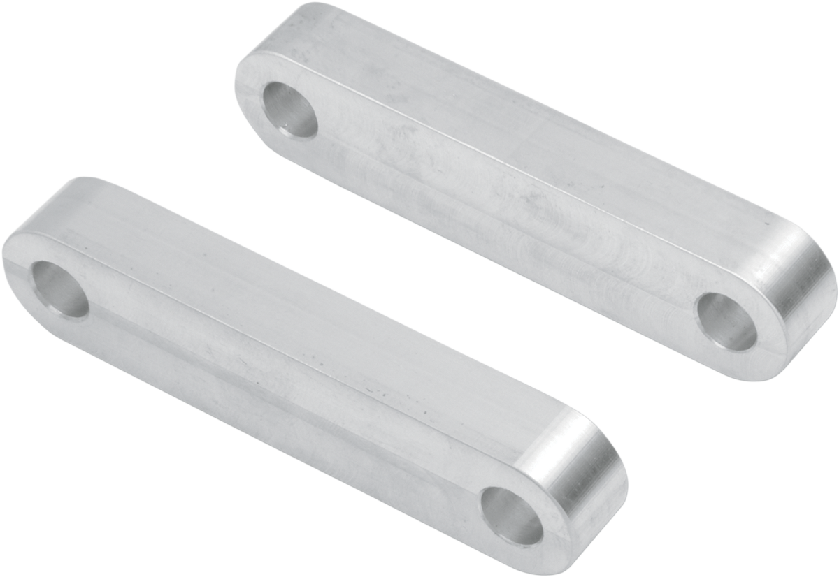 Klock Werks Tire Hugger Front Fender Mounting Block - 21" / Satin / Dyna '93-'05 / FX Super Glide '85-'86 / Softail '84-'13 (KWFS-02-0104)
