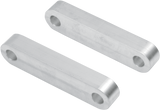Klock Werks Tire Hugger Front Fender Mounting Block - 21" / Satin / Dyna '93-'05 / FX Super Glide '85-'86 / Softail '84-'13 (KWFS-02-0104)