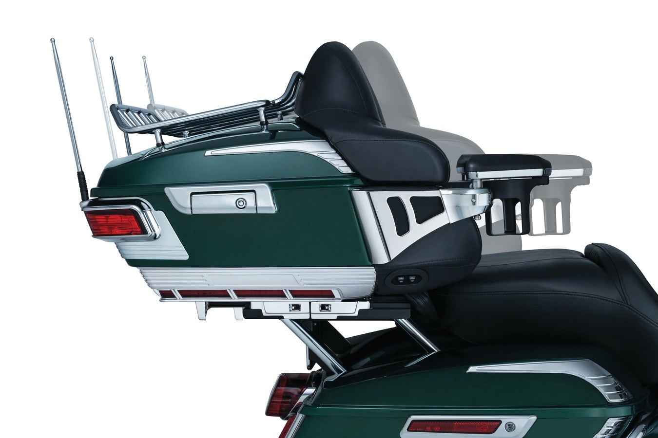 Kuryakyn Adjustable Tour-Pak Relocator Trunk Mount Bracket Harley