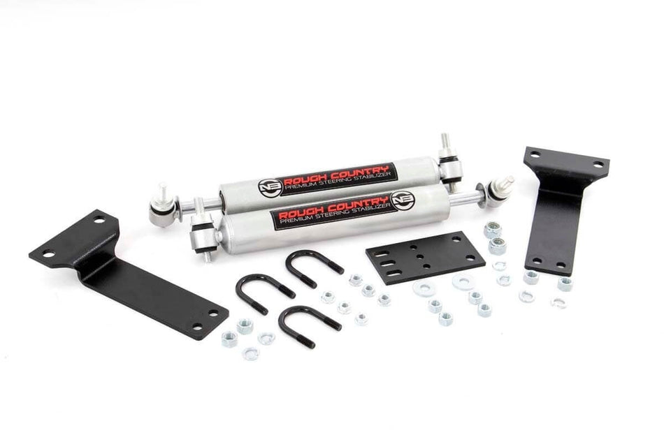Rough Country 8749030 N3 Dual Steering Stabilizer 99-04 Ford F250 F350 Excursion