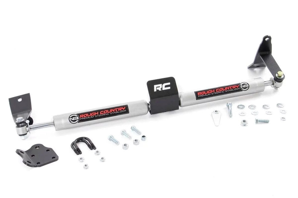 Rough Country 8749530 Dual N3 Steering Stabilizer Kit 03-12 Dodge Ram 2500 3500