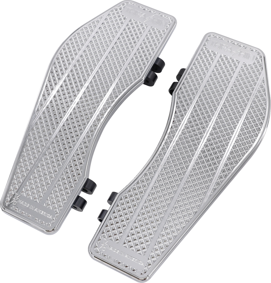 Thrashin Supply Co. Bagger Floorboards for 2007-2025 Harley-Davidson Touring - Chrome