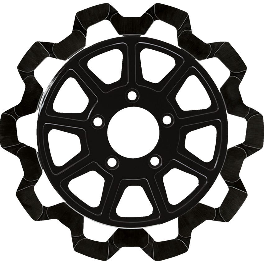 Lyndall Three-Piece Rear Brake Rotor for Harley Softail 2000-2017 Sportster