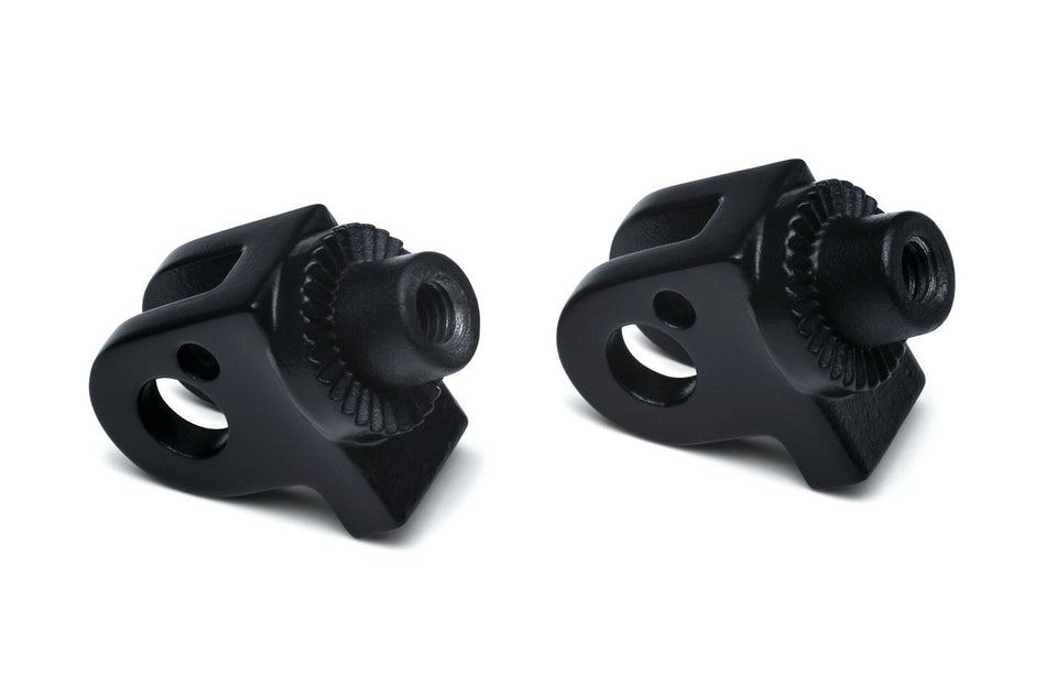 Kuryakyn 8905 Satin Black Splined Peg Adapters Front or Rear Triumph Models